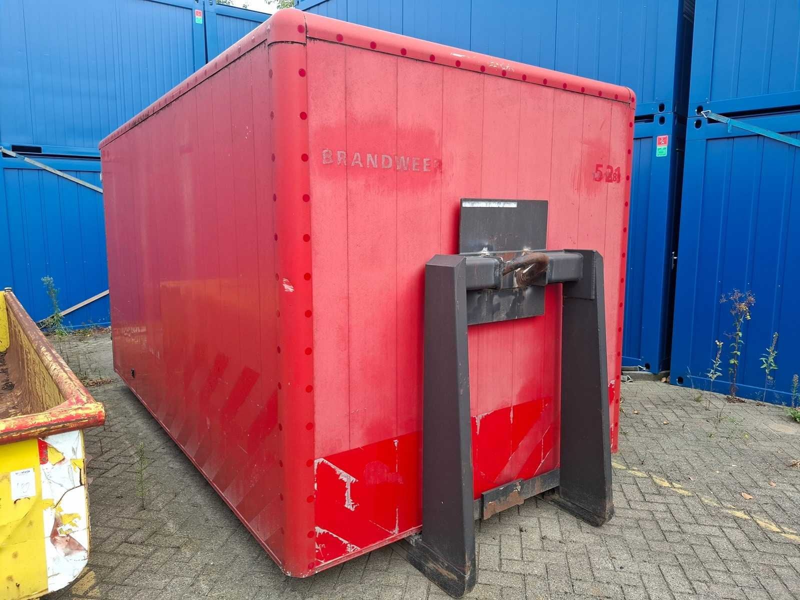haakarm opslagcontainer - - Ex brandweer - Opslagcontainer