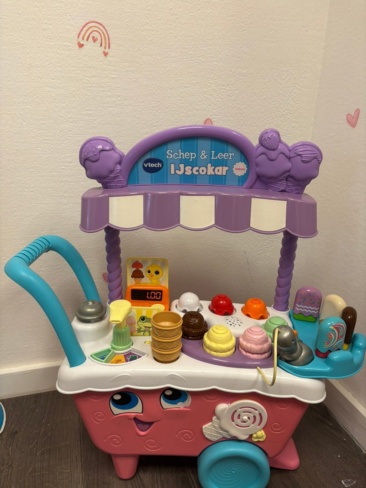 Vtech Ijscokar deluxe, Ophalen, Gebruikt, 2 tot 4 jaar