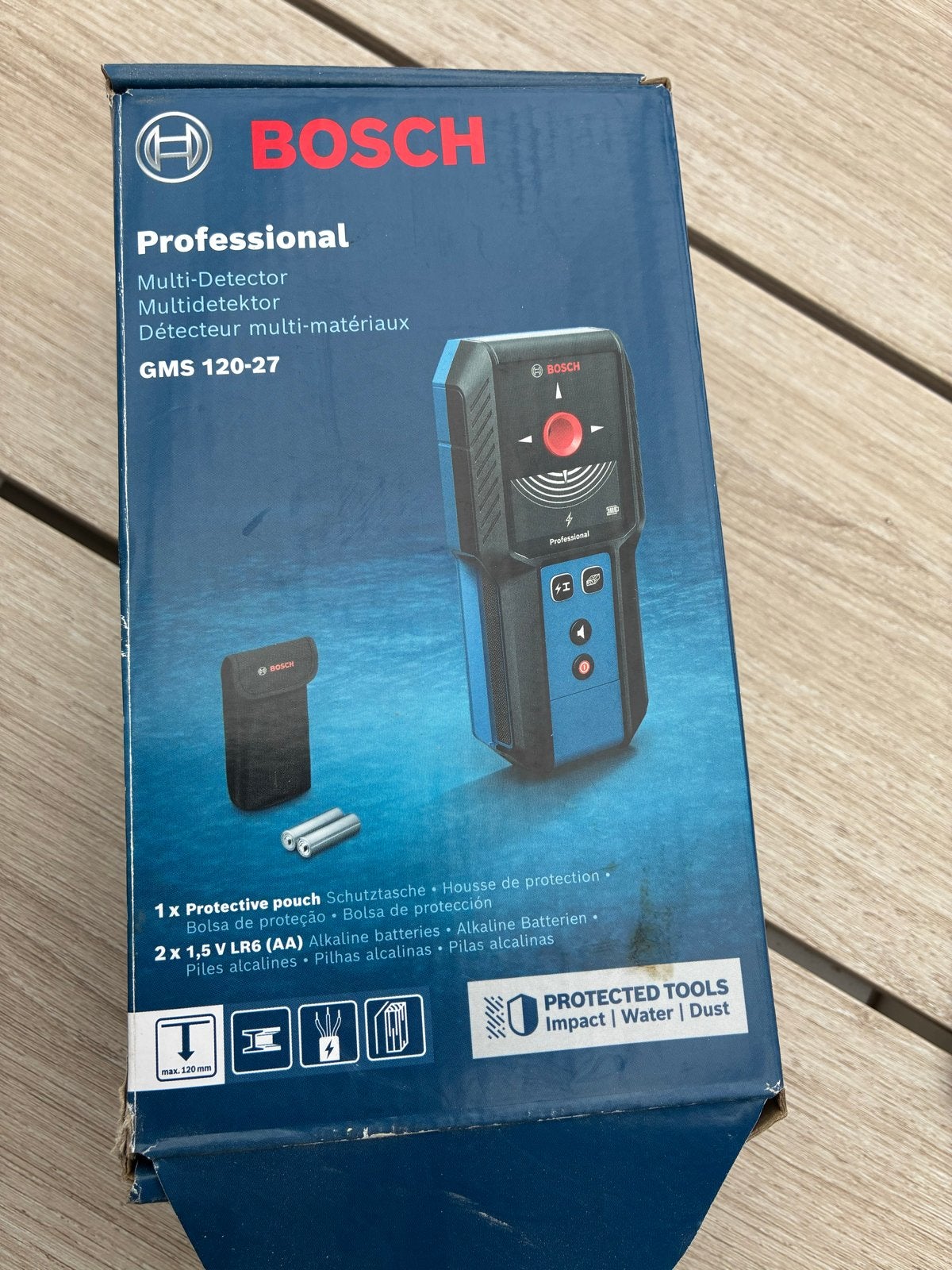 Bosch Professional Multidetector GMS 120-27, Ophalen of Verzenden, Zo goed als nieuw, Multimeter