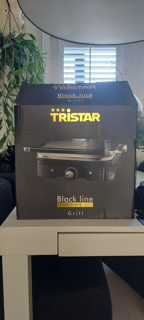 Tristar Black Line Contactgrill - Zo goed als nieuw, Ophalen of Verzenden, Zo goed als nieuw