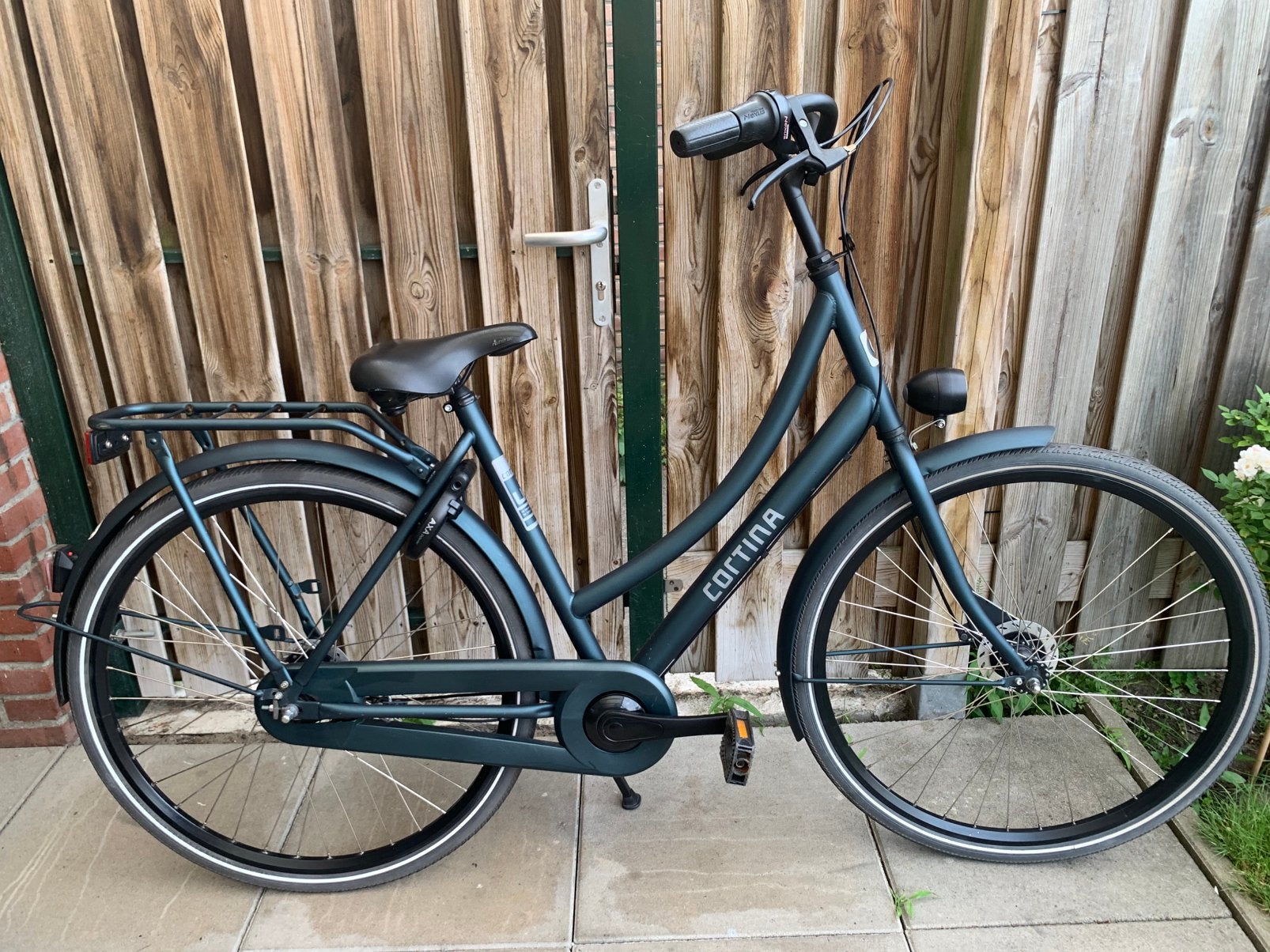 Cortina U1 28 inch dames/meisjesfiets 7v, 53 cm, 53 tot 56 cm, Versnellingen, Zo goed als nieuw, Ophalen