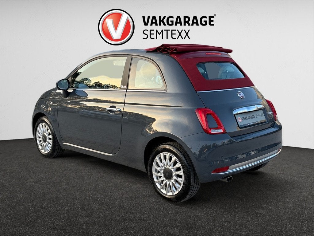 Fiat 500 1.0 Hybrid Dolcevita | Airco | PDC Achter | Half Le, Auto's, Fiat, LED verlichting, 4 stoelen, Leder en Stof, Bedrijf
