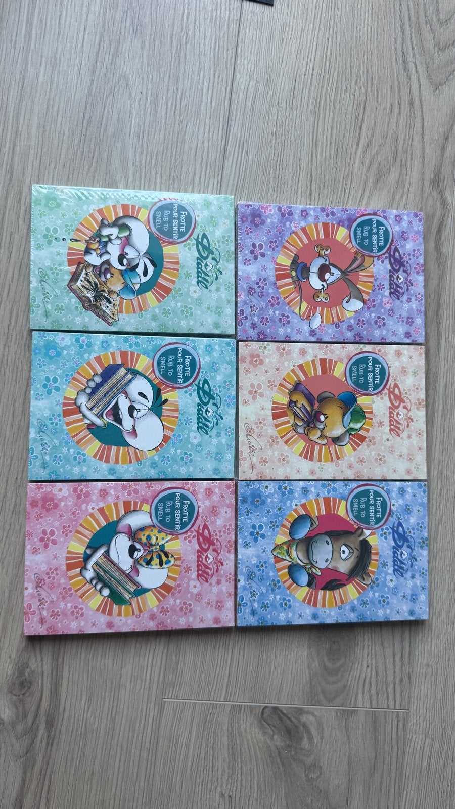 Diddl notitieboekjes set - 6 stuks, nieuw in verpakking, Verzamelen, Diddl, Ophalen, Verschillende figuren, Nieuw, Papier, Kaart of Schrift