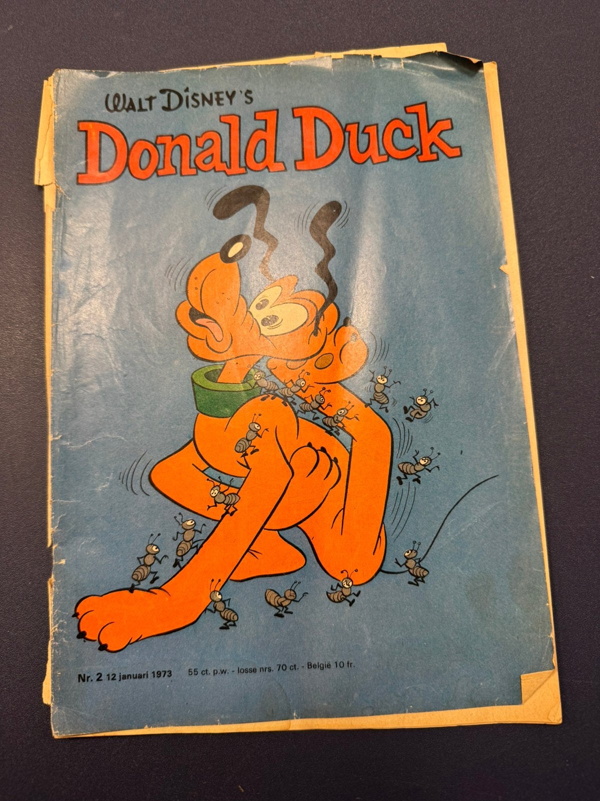 Walt disney donald duck weekblad strip nr 2 1973, Europa, Ophalen of Verzenden, Gelezen, Eén comic