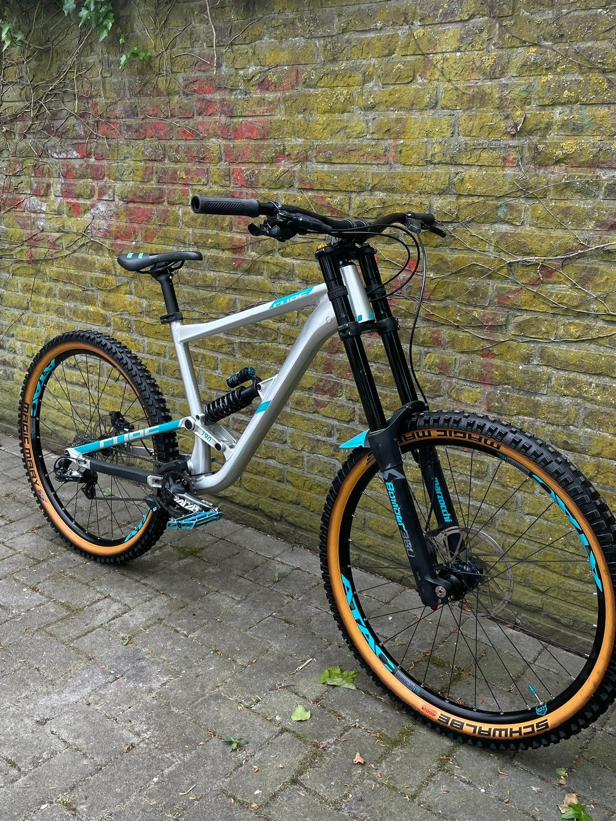 CUBE HANZZ 190SL DOWNHILL/FREERIDE MTB!, Fully, Ophalen of Verzenden, Zo goed als nieuw, Schijfrem