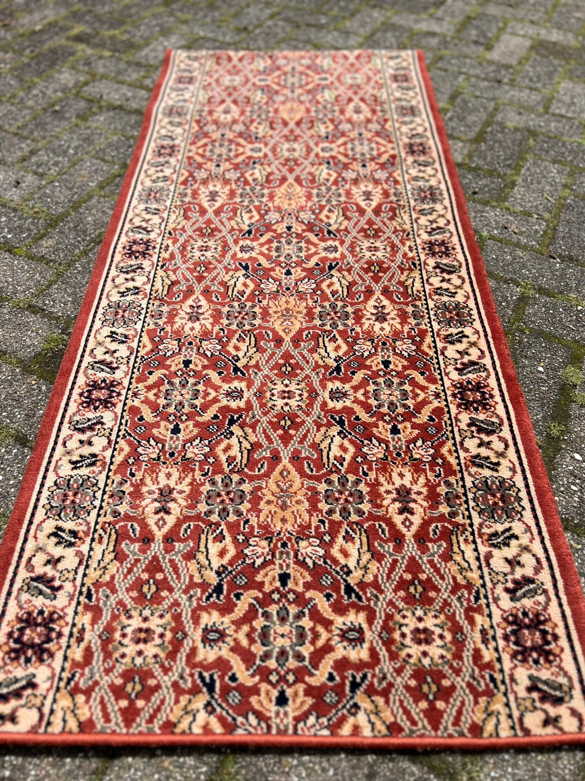 Handgeknoopte Perzische Kashan 160x67, Huis en Inrichting, Gebruikt, 100 tot 150 cm, Perzisch Oosters handgeknoopt, Rechthoekig