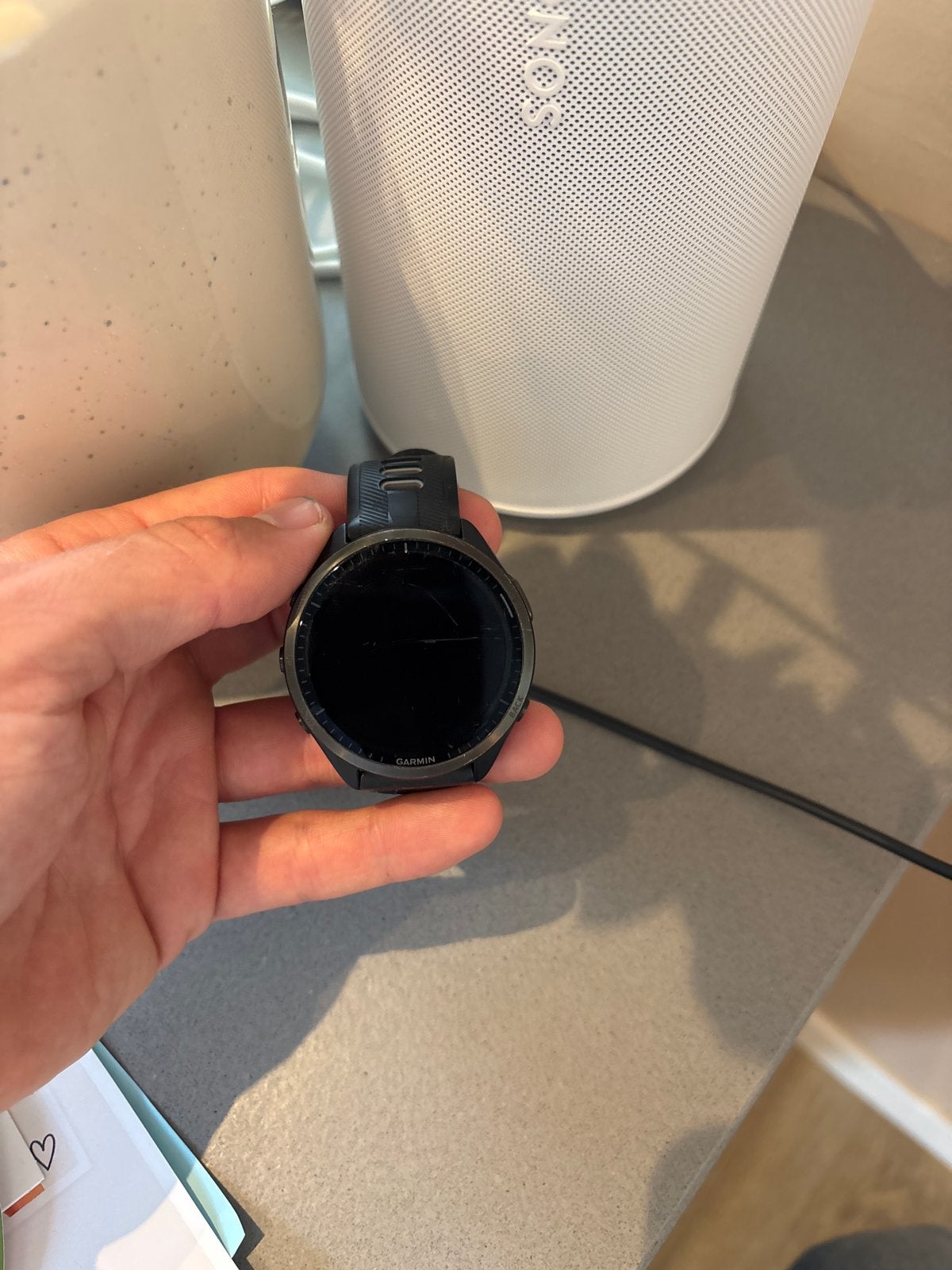 Garmin Forerunner 965 - Multisport GPS Smartwatch, Zwart, Ophalen of Verzenden, Waterdicht, Android