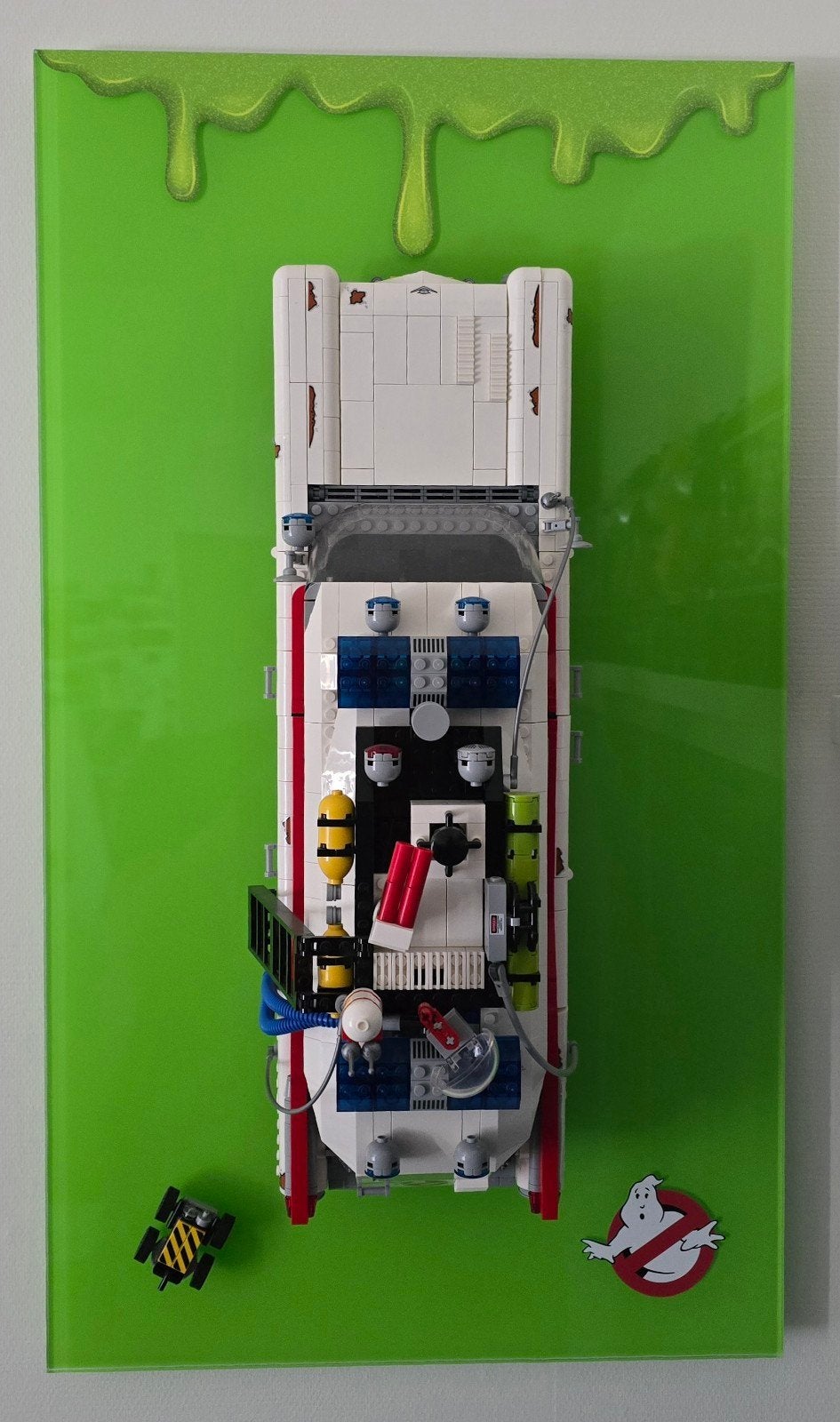 Lego Ghostbusters ECTO-1 (#10274) + HUYL Wanddisplay, Ophalen of Verzenden, Zo goed als nieuw