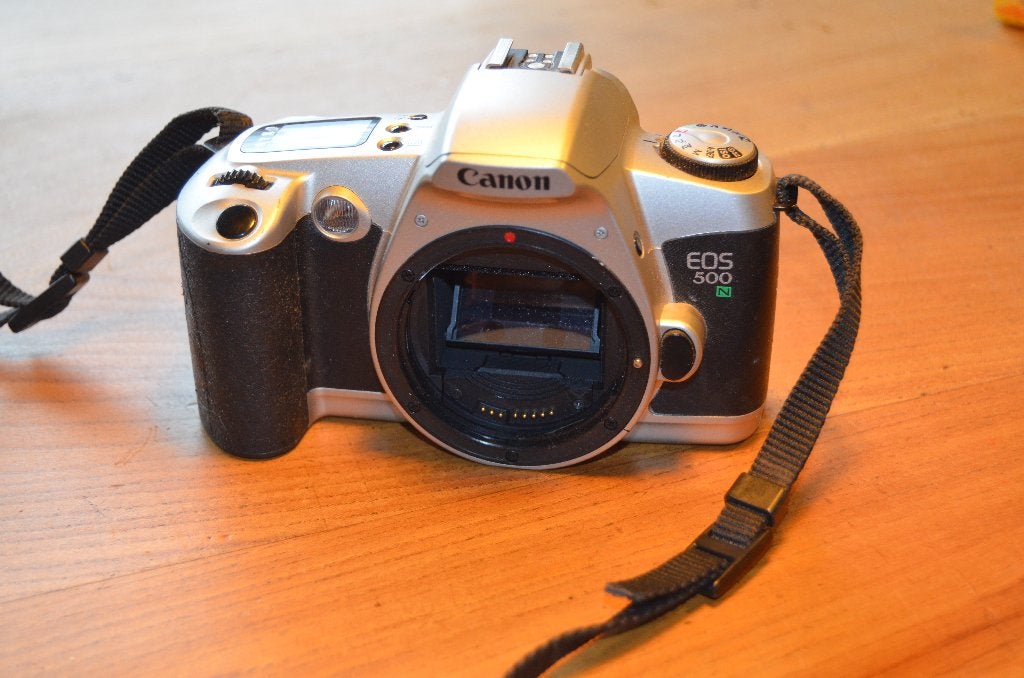 Canon EOS 500 N Body, Ophalen of Verzenden, Spiegelreflex, Canon