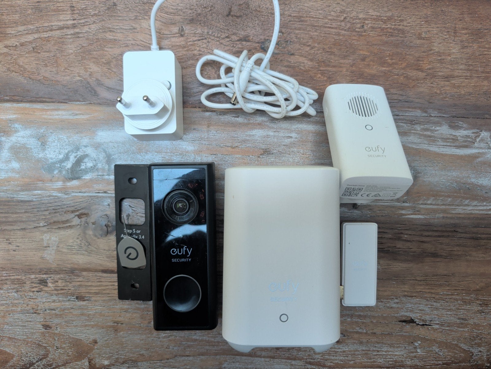 Eufy deurbel T8210 met Doorbell Chime en Homebase 2, Ophalen of Verzenden, Gebruikt