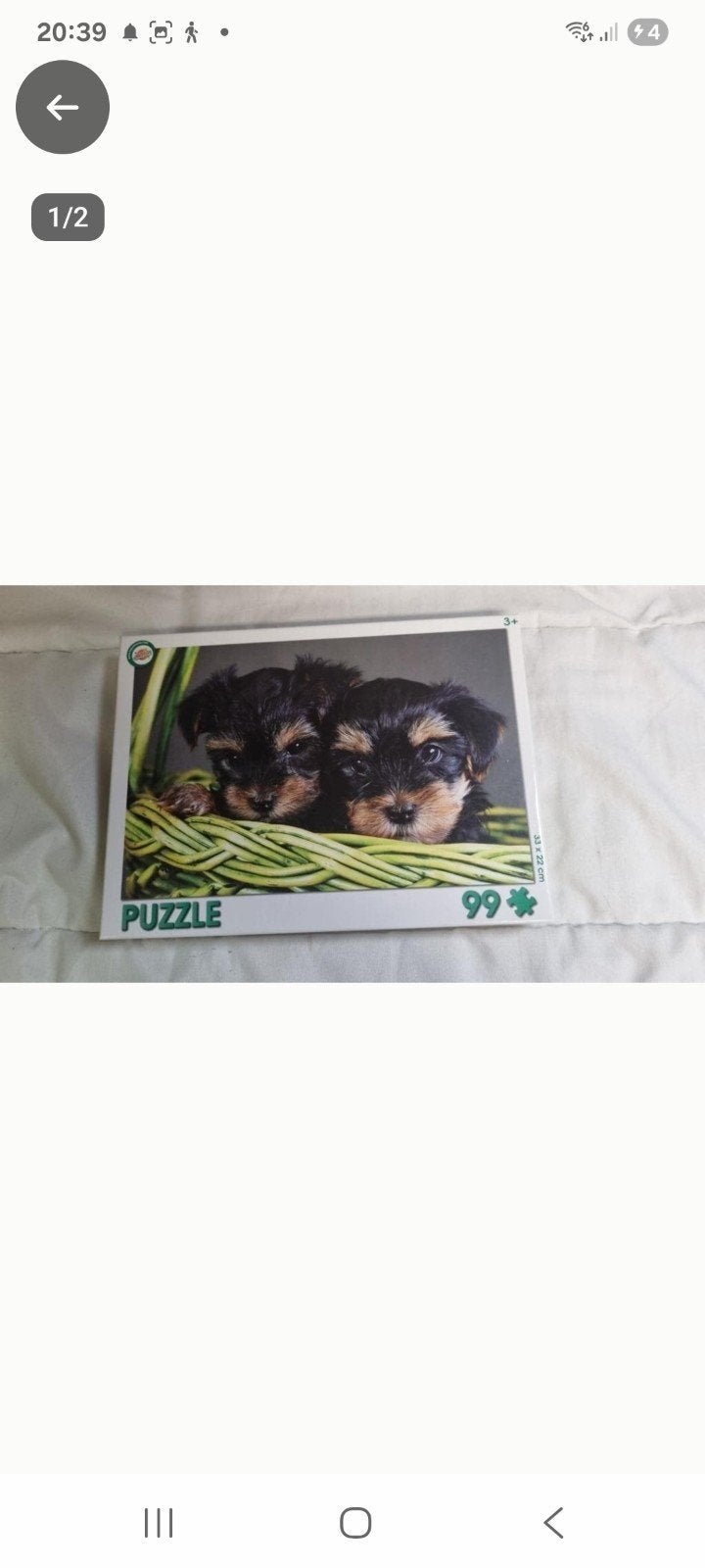 2 leuke gebruikte kinderpuzzels (Peppa Pig en Dieren), 2 tot 4 jaar, Gebruikt, Ophalen of Verzenden, Van hout