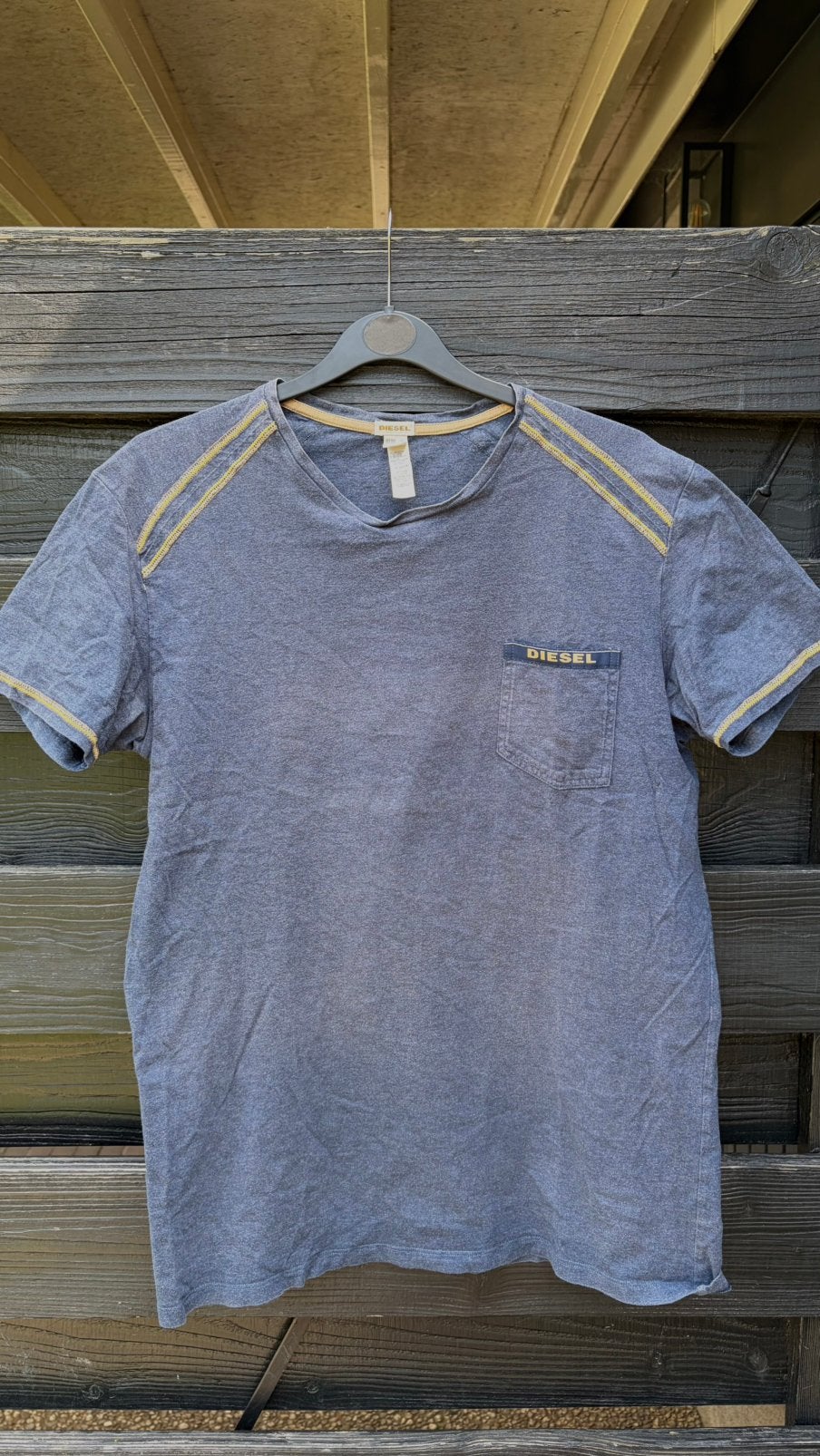 Shirt Diesel maat XL, Kleding | Heren, T-shirts, Ophalen of Verzenden, Gedragen, Maat 56/58 (XL), Blauw