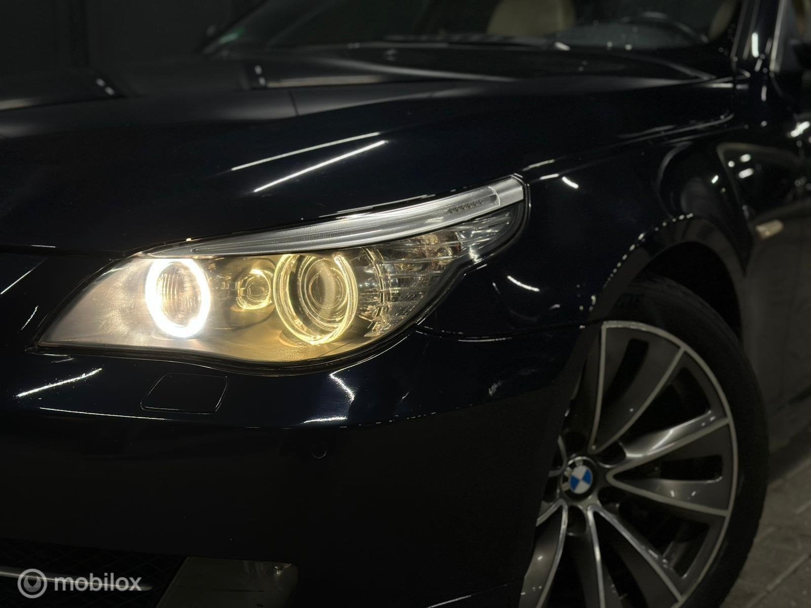 BMW 5-serie 530i Business Line schuifdak|bomvol! Beurt+apk, Auto's, Achterwielaandrijving, Gebruikt, 2000 kg, Blauw
