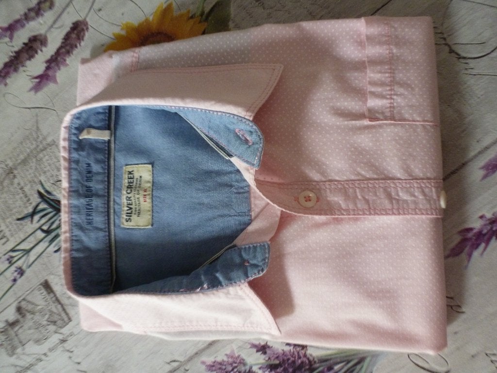 Blouse Silver Creek - XL Roze, Kleding | Heren, Overhemden, Ophalen of Verzenden, Zo goed als nieuw, Roze, Halswijdte 43/44 (XL)