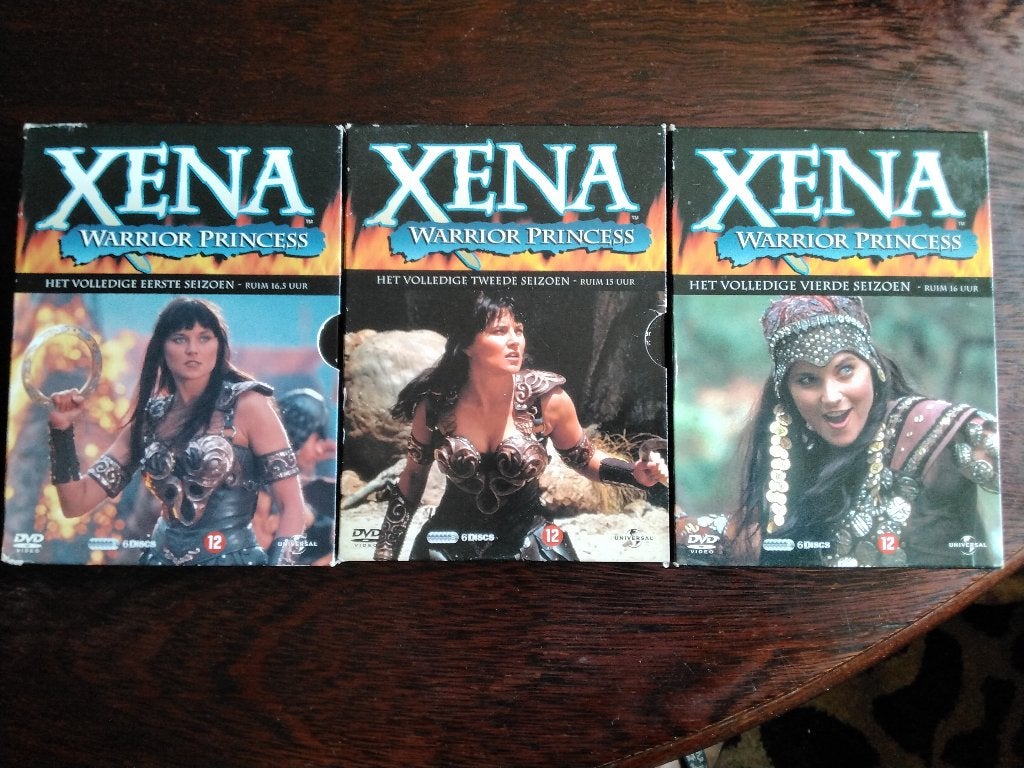 Xena warrior princess seizoen 1 2 en 4 compleet, 3 boxen, or, Boxset, Ophalen of Verzenden, Zo goed als nieuw, Actie en Avontuur