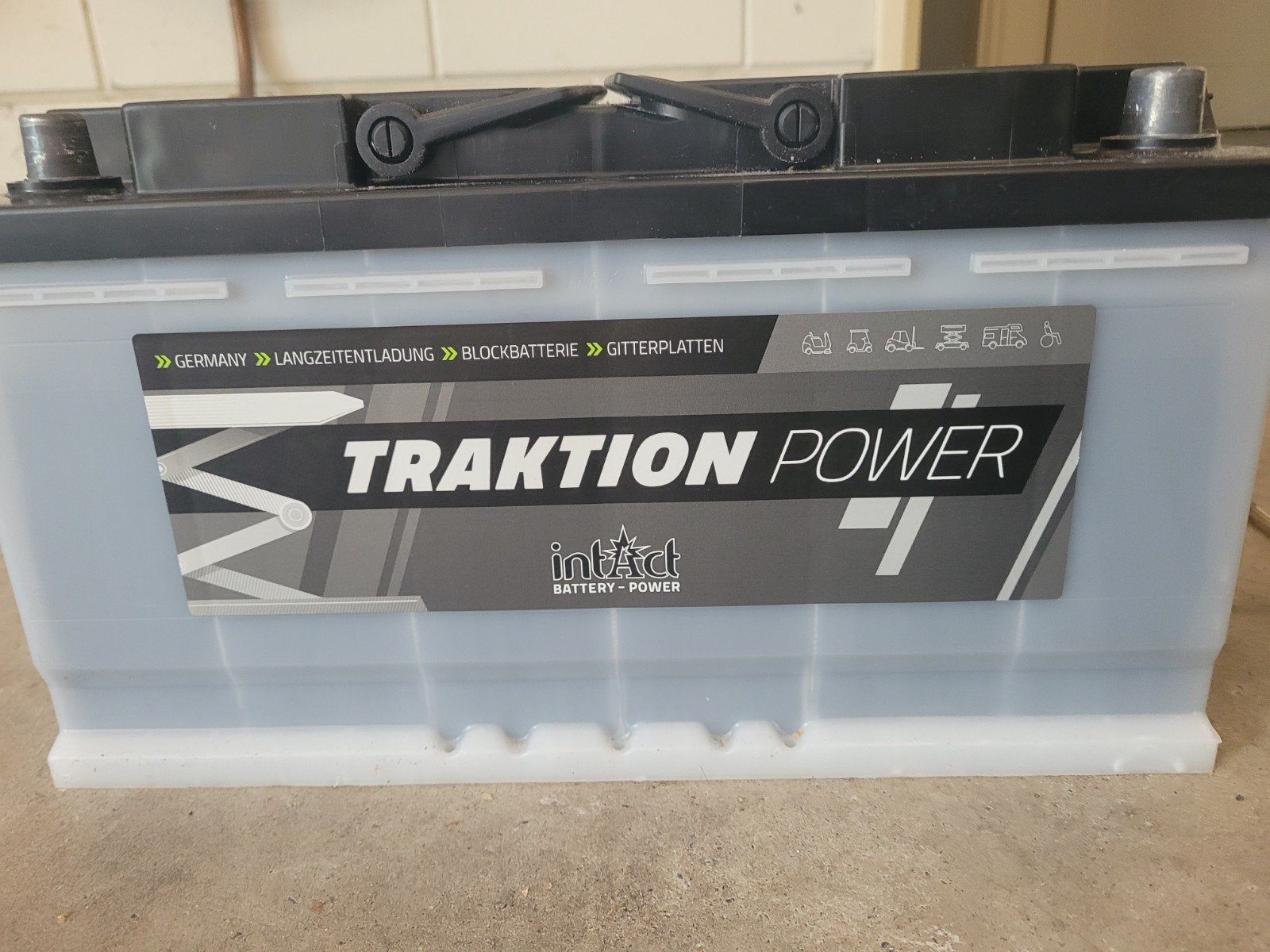 Tractie batterij 12 V 80 amp, Ophalen