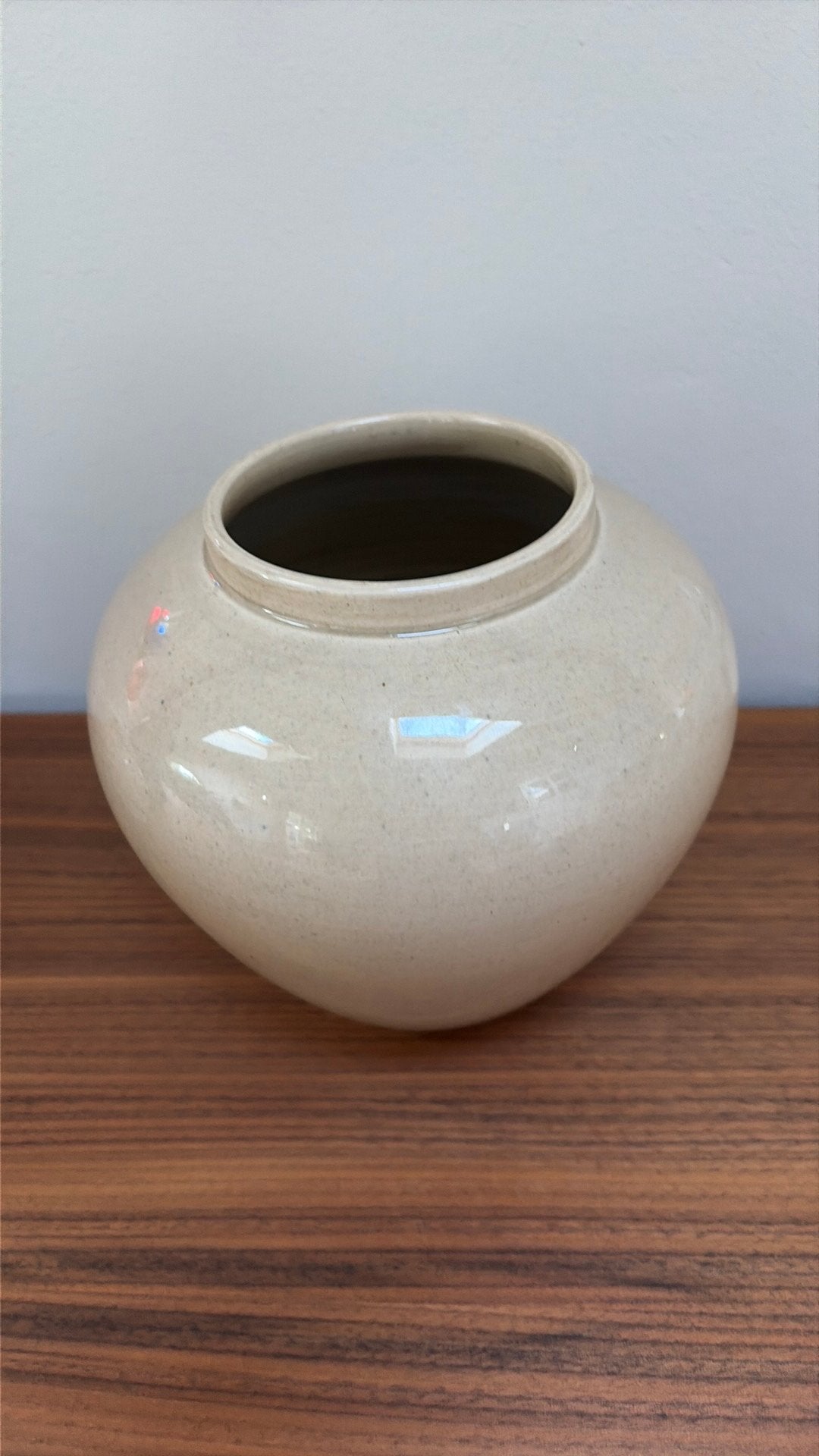 Beige Adco vaas 1025, Ophalen of Verzenden