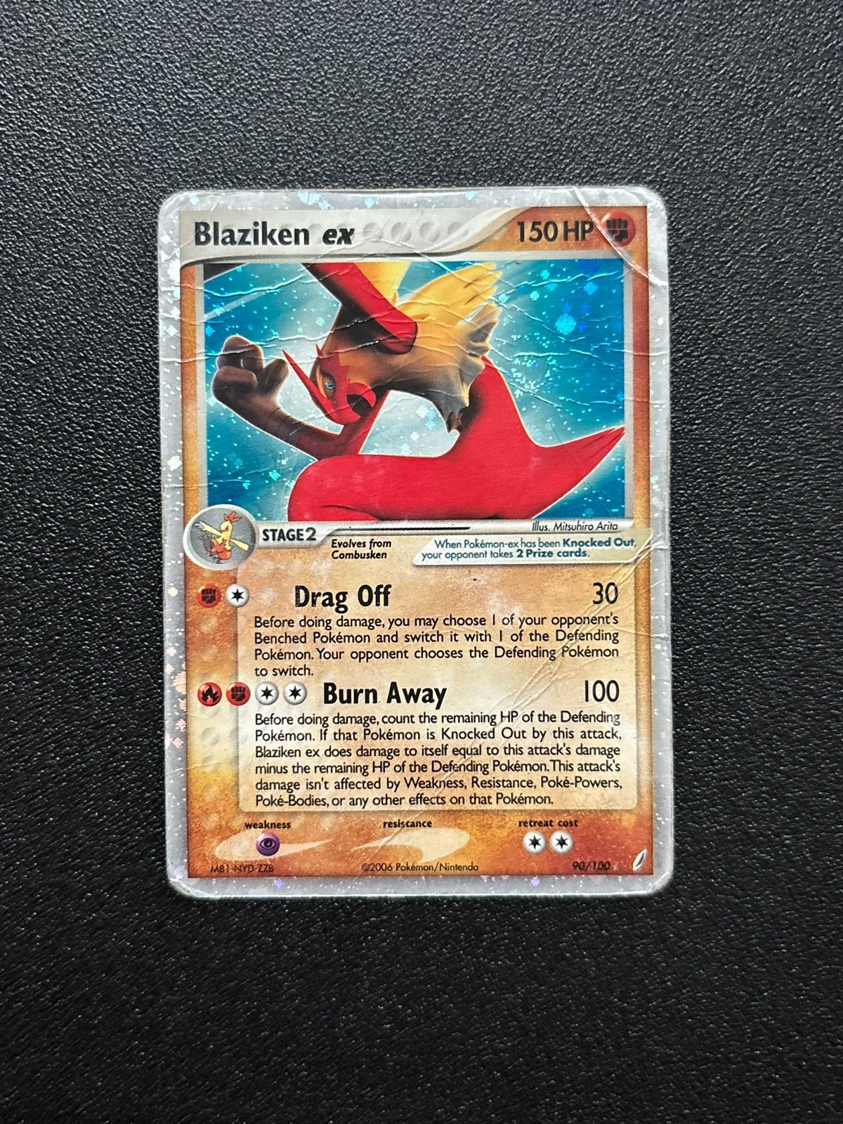 Blaziken ex 90 Crystal Guardians (Poor), Hobby en Vrije tijd, Ophalen of Verzenden, Zo goed als nieuw
