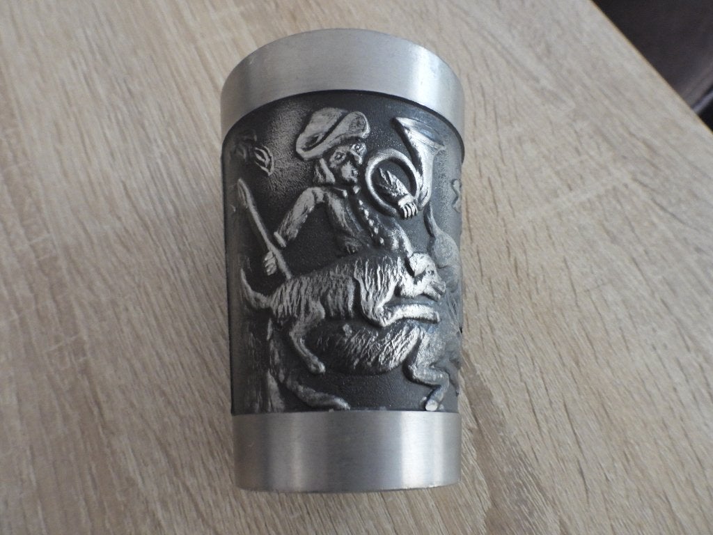 7-delige set tinnen bekers Rein Zinn (Zuiver tin), Antiek en Kunst, Ophalen of Verzenden