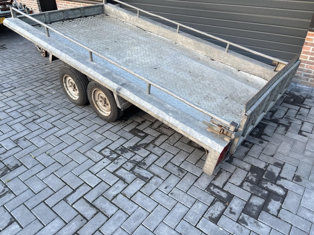 Hapert Machinetransporter oprijwagen aanhanger aanhangwagen, Gebruikt
