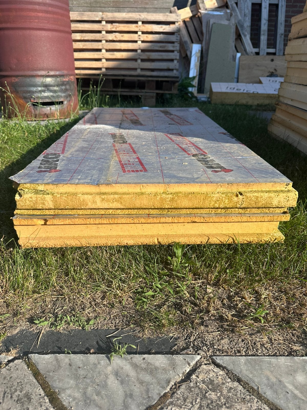 Pir platen 2x 70mm, 2x 90mm, Doe-het-zelf en Verbouw, Isolatie en Afdichting, Ophalen, 4 tot 8 cm, Zo goed als nieuw, Hardschuim (Pir)