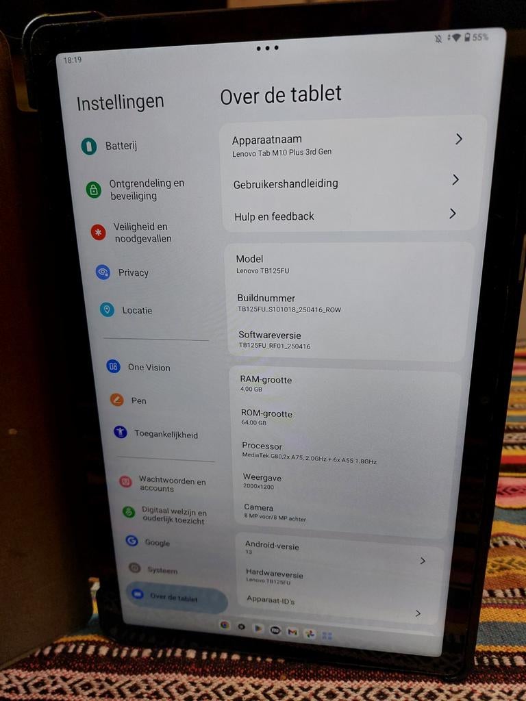 Lenovo Tab M10 Plus 3rd Gen,10.3 inch/64 gb., Computers en Software, Desktop Pc's, Gebruikt, 64 GB of meer, Ophalen of Verzenden