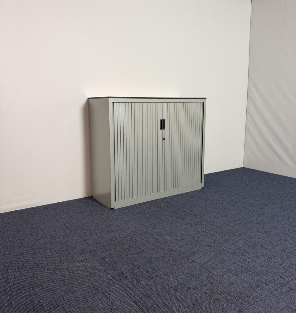 Roldeurkast Aspa, aluminium, H 105 x B 120 x D 47 cm., Huis en Inrichting, Bureaus, Ophalen, Gebruikt