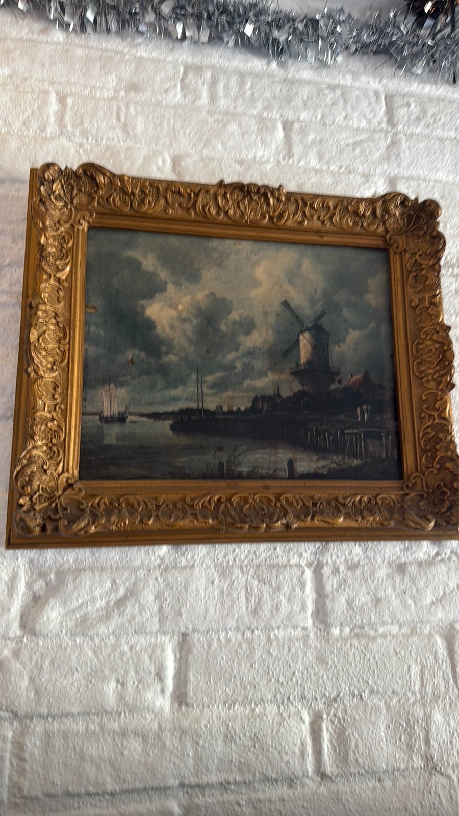 3 antieke schilderijtjes, Ophalen