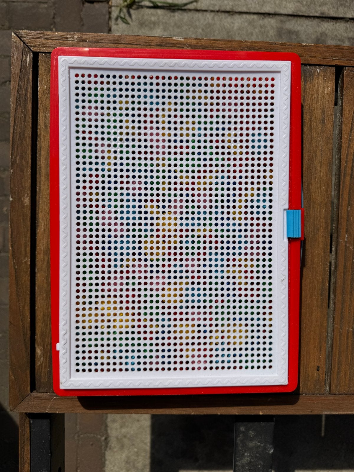 Steekmozaïek speelbord met veel gekleurde pionnen, Ophalen, Gebruikt, Overige typen