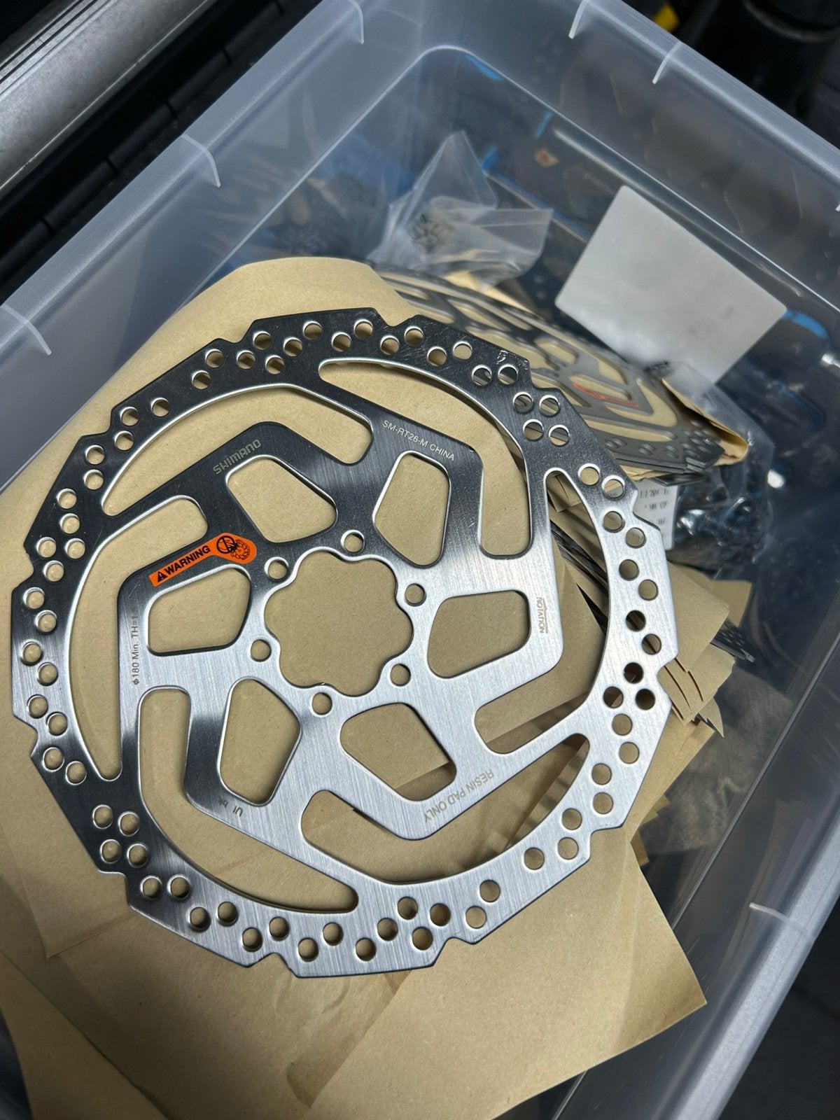Shimano remschijf NIEUW remschijven schijfrem 180mm, Ophalen