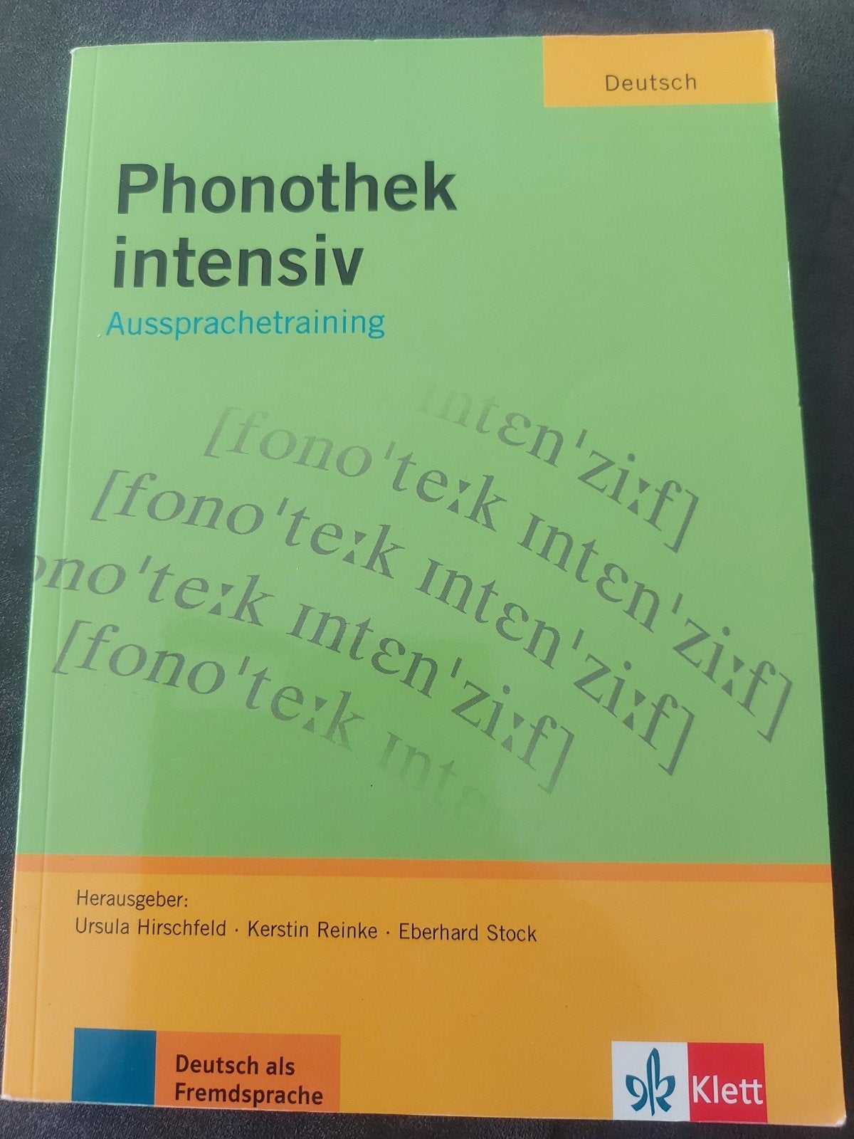 Phonothek intensiv: Uitspraaktraining Duits (Klett), Ursula Hirschfeld, Kerstin Reinke, Eberhard Stock, Verzenden, HBO, Zo goed als nieuw
