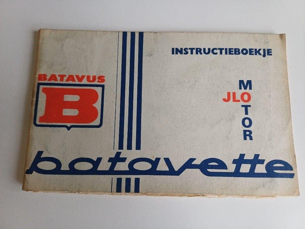 Origineel instructieboekje voor de Batavus Batavette met JLO, Fietsen en Brommers, Ophalen of Verzenden, Gebruikt