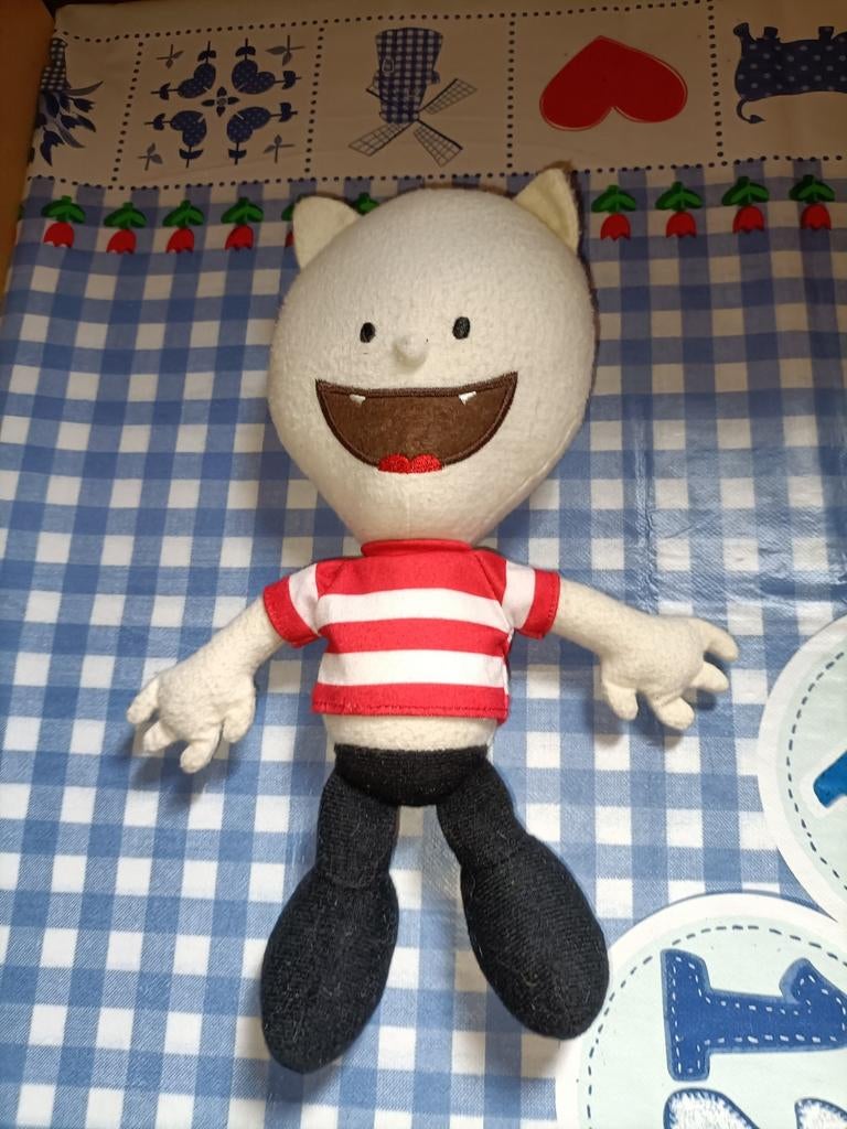 Borre knuffel bekend van de leuke boekjes, Kinderen en Baby's, Speelgoed | Knuffels en Pluche, Ophalen of Verzenden, Zo goed als nieuw