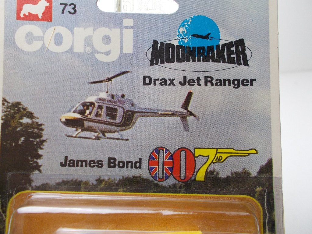 1979 Corgi Juniors 73 JAMES BOND DRAX HELIKOPTER (Blister.), Ophalen of Verzenden, Zo goed als nieuw, Overige typen, Corgi