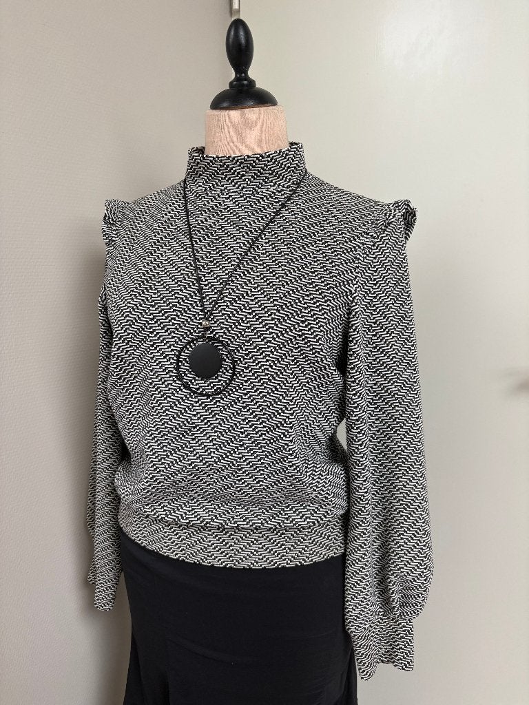 Truitje shirtje van VANILIA maat L  ZGAN!!, Verzenden, Zo goed als nieuw, Maat 42/44 (L), Overige kleuren