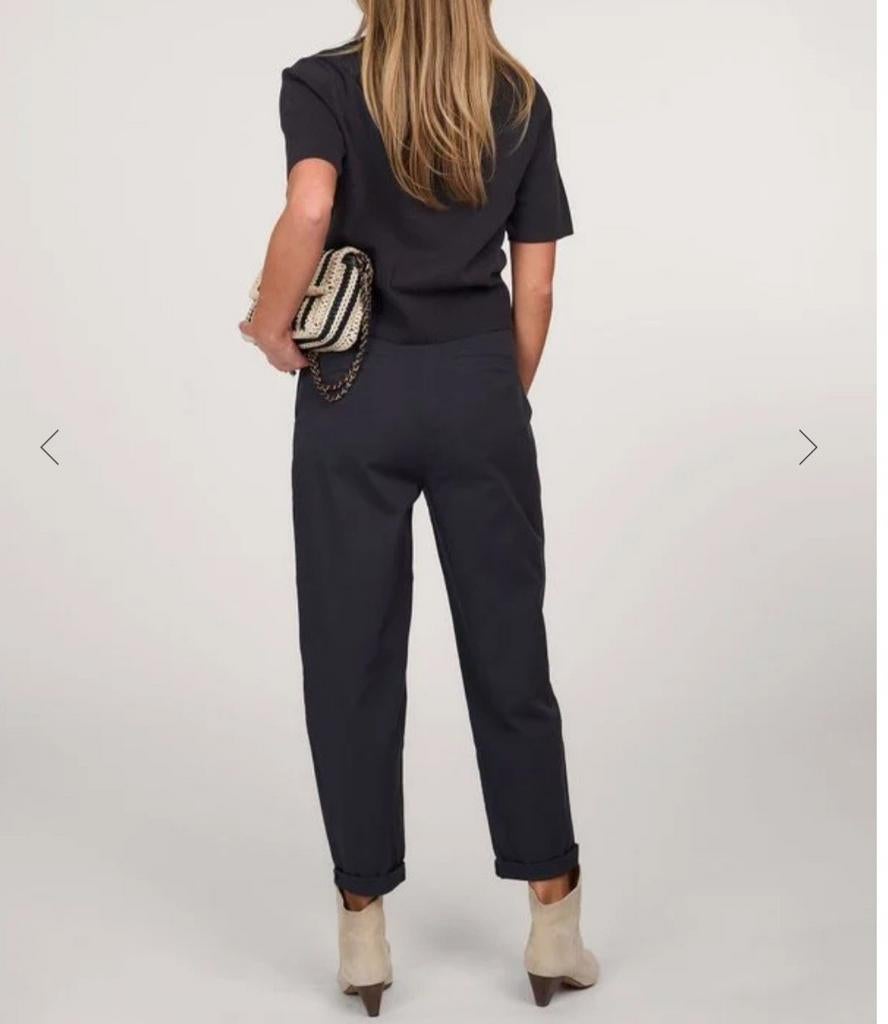 Yaya Broek Maat M - grijs, Kleding | Dames, Broeken en Pantalons, Maat 38/40 (M), Zwart, Ophalen of Verzenden, Zo goed als nieuw