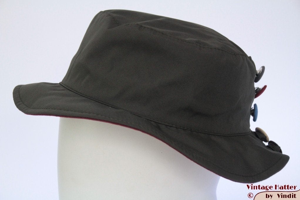 Dames regenhoed Hawkins donker groen 53-57 en 54-58 nieuw, Hoed, Hawkins, Nieuw, One size fits all