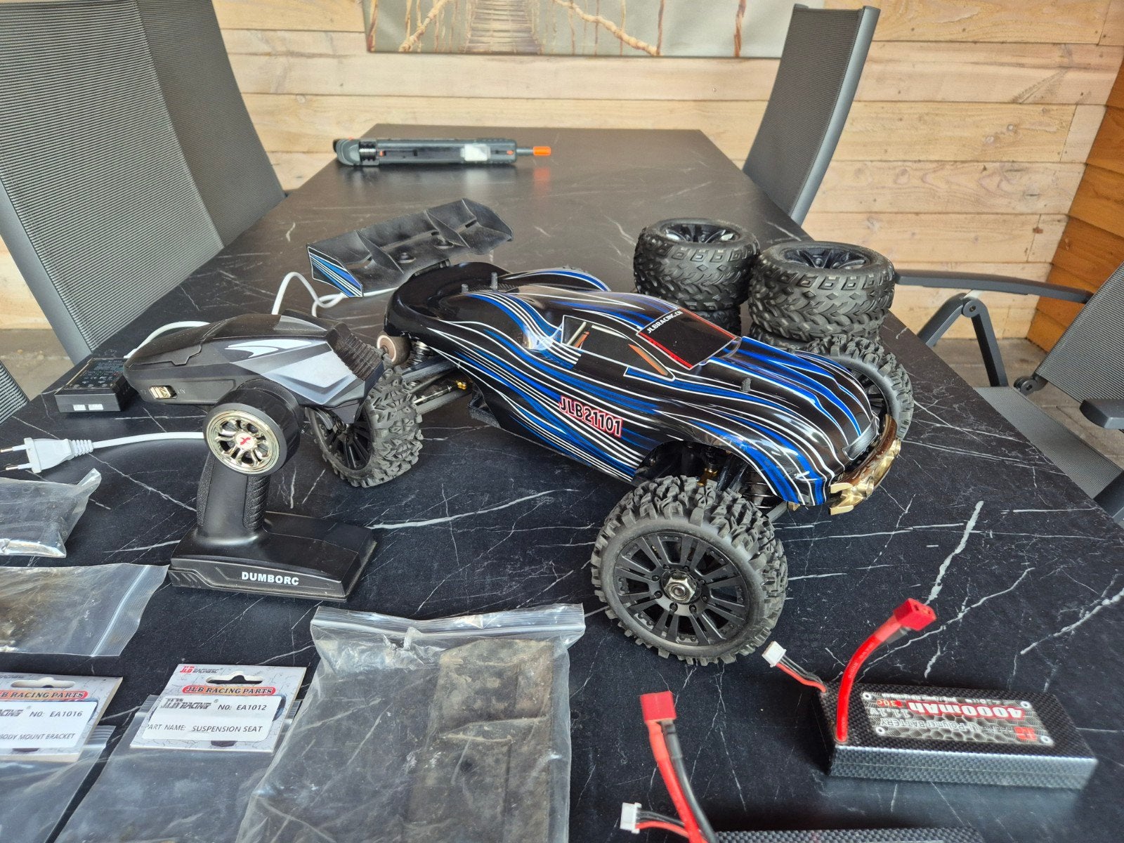 JLB Cheetah, supersnelle en complete auto RTR, Hobby en Vrije tijd, Modelbouw | Radiografisch | Auto's, Ophalen of Verzenden, Auto offroad