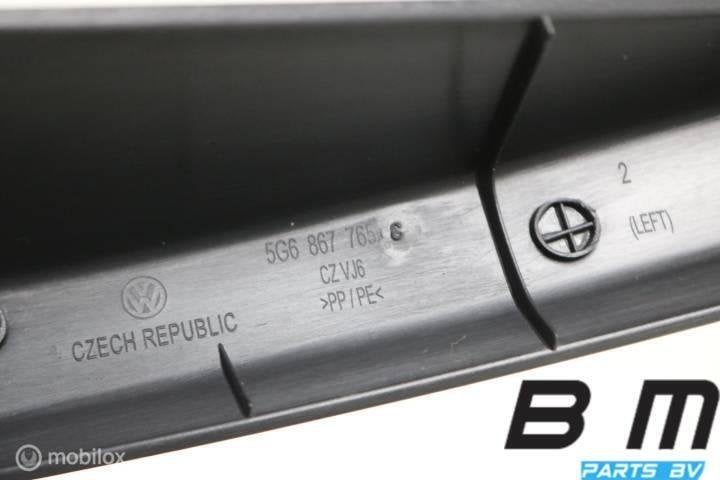 Wielkuipbekleding links onder VW Golf 7 FL 5G6867765C, Gebruikt