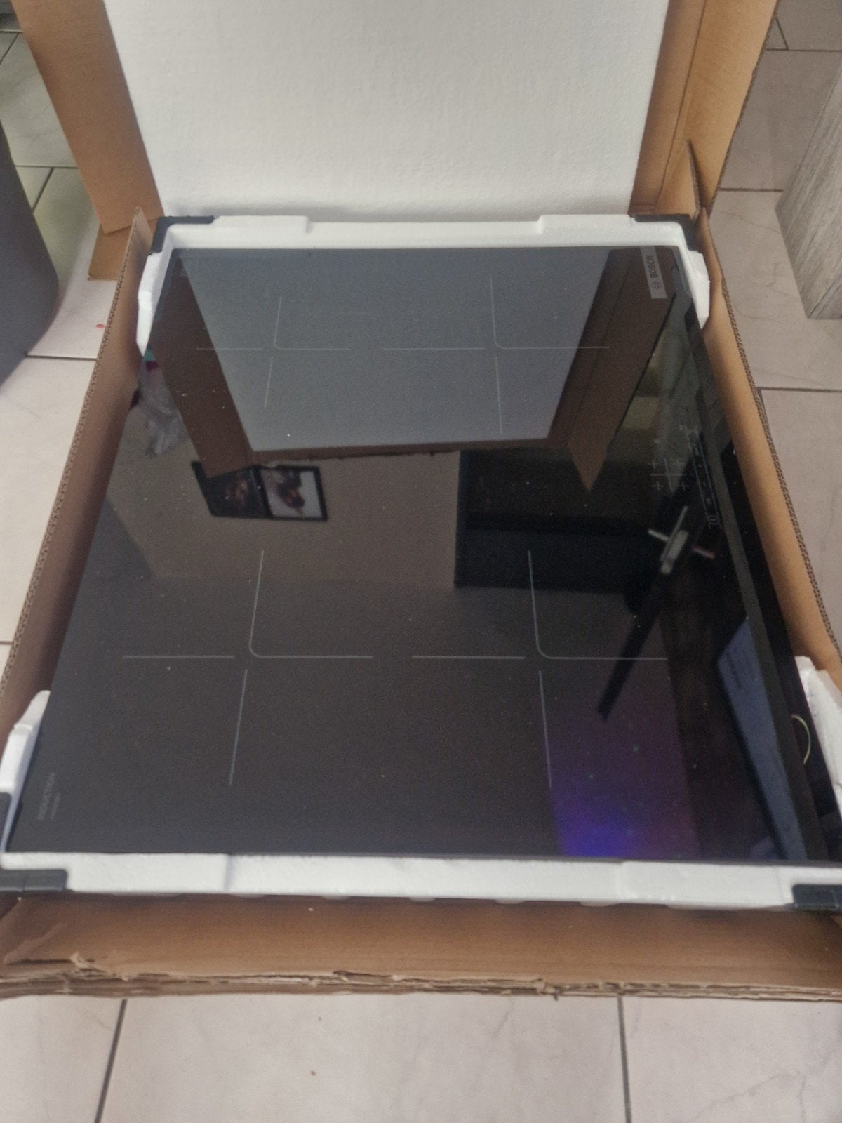 Bosch inductie kookplaat defect, Ophalen, Inbouw, Inductie, 4 kookzones