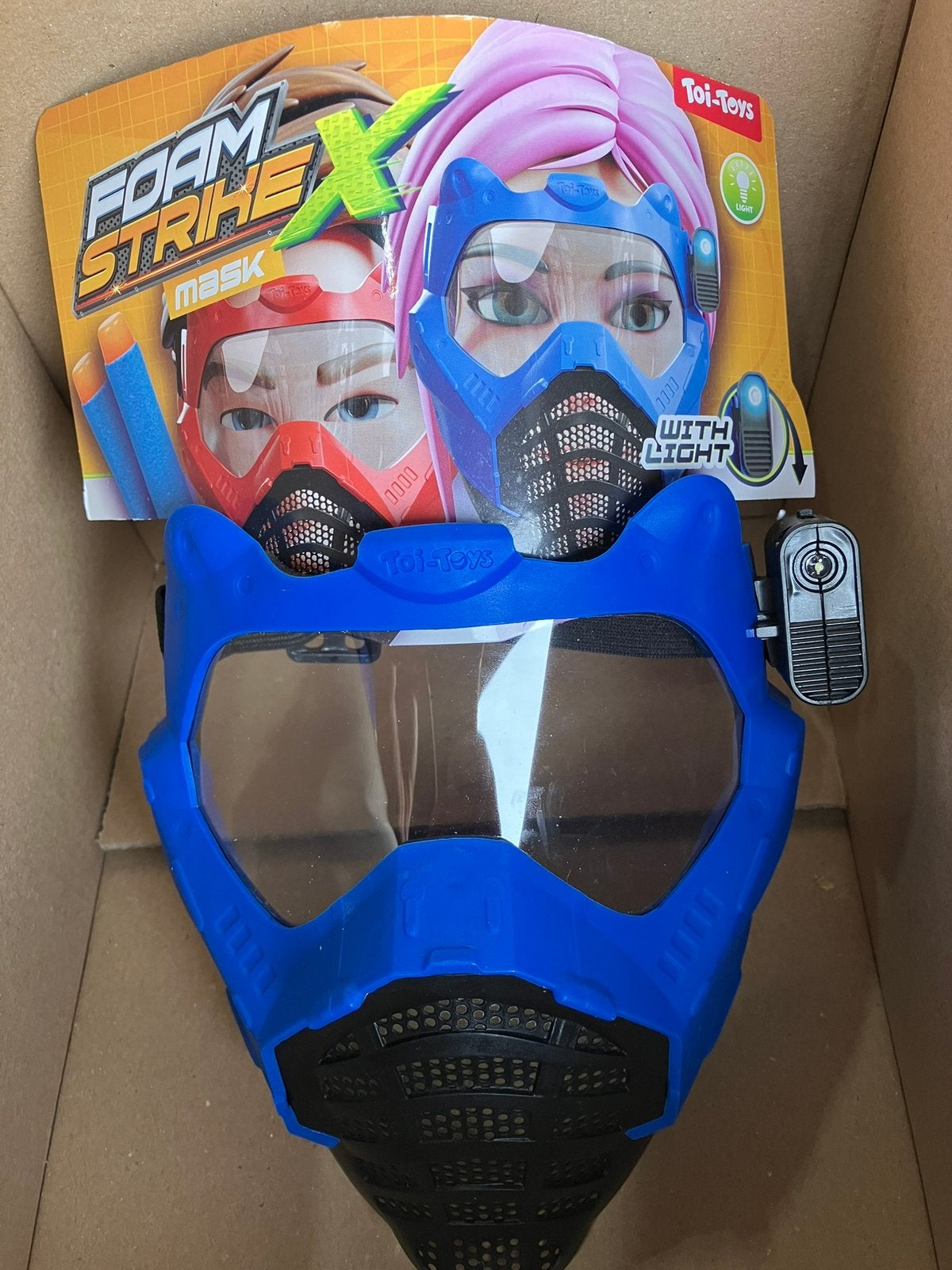 Foam strike masker nerfmasker, Ophalen, Zo goed als nieuw