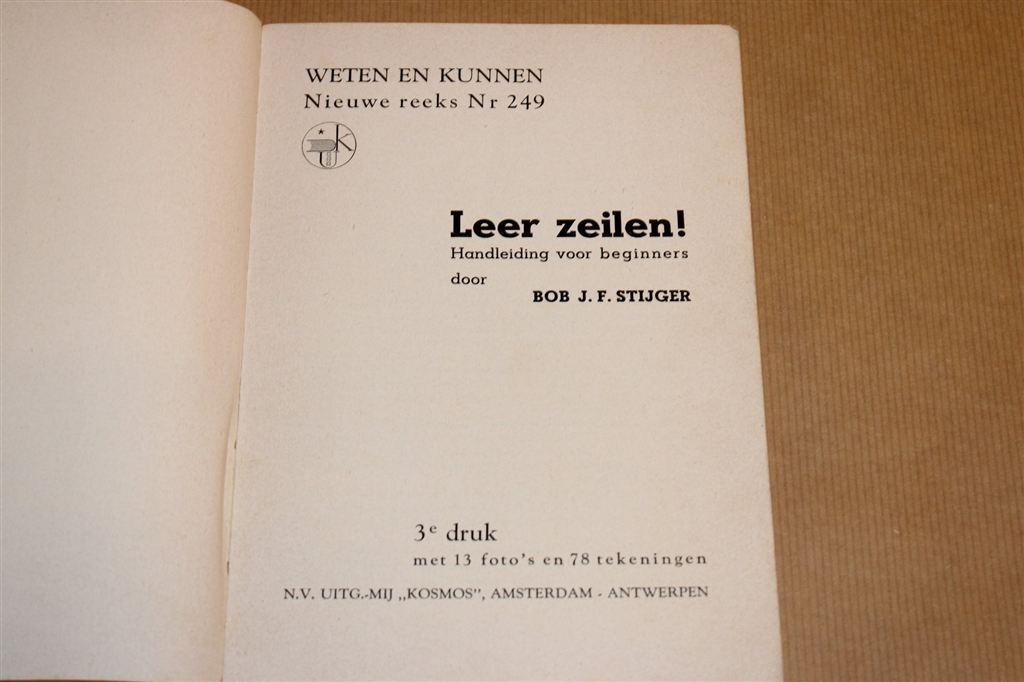 Leer Zeilen! — Vintage Handleiding voor Beginners [1960], Boeken, Ophalen of Verzenden, Gelezen, Watersport en Hengelsport