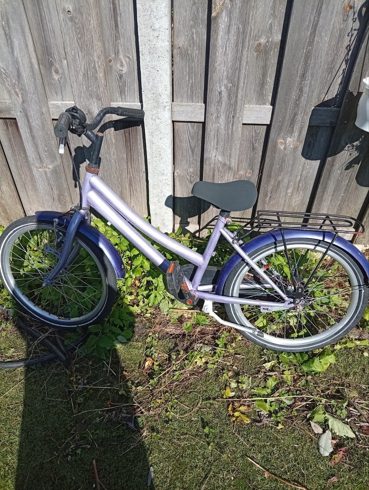 Gebruikte fiets met lage instap en bagagedrager, Fietsen en Brommers, Velgrem, 50 tot 53 cm, Ophalen, Overige merken