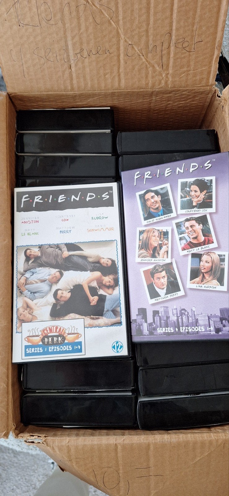 Friends video's,  4 seizoenen., Alle leeftijden, Ophalen of Verzenden, Zo goed als nieuw, Tv-serie of Tv-programma