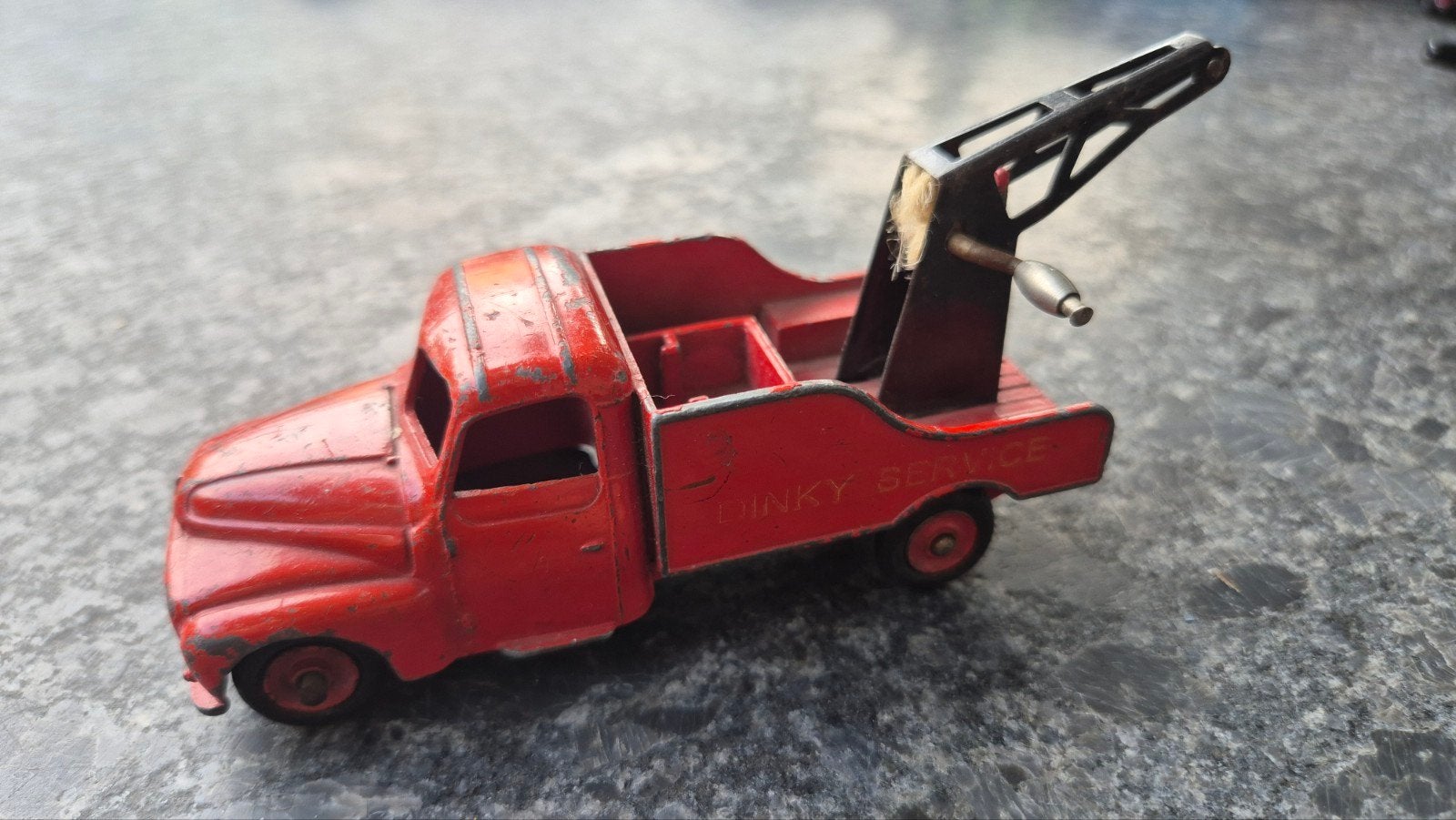 Vintage Dinky Toys Citroën 23 Sleepwagen - Rood, Ophalen, Gebruikt