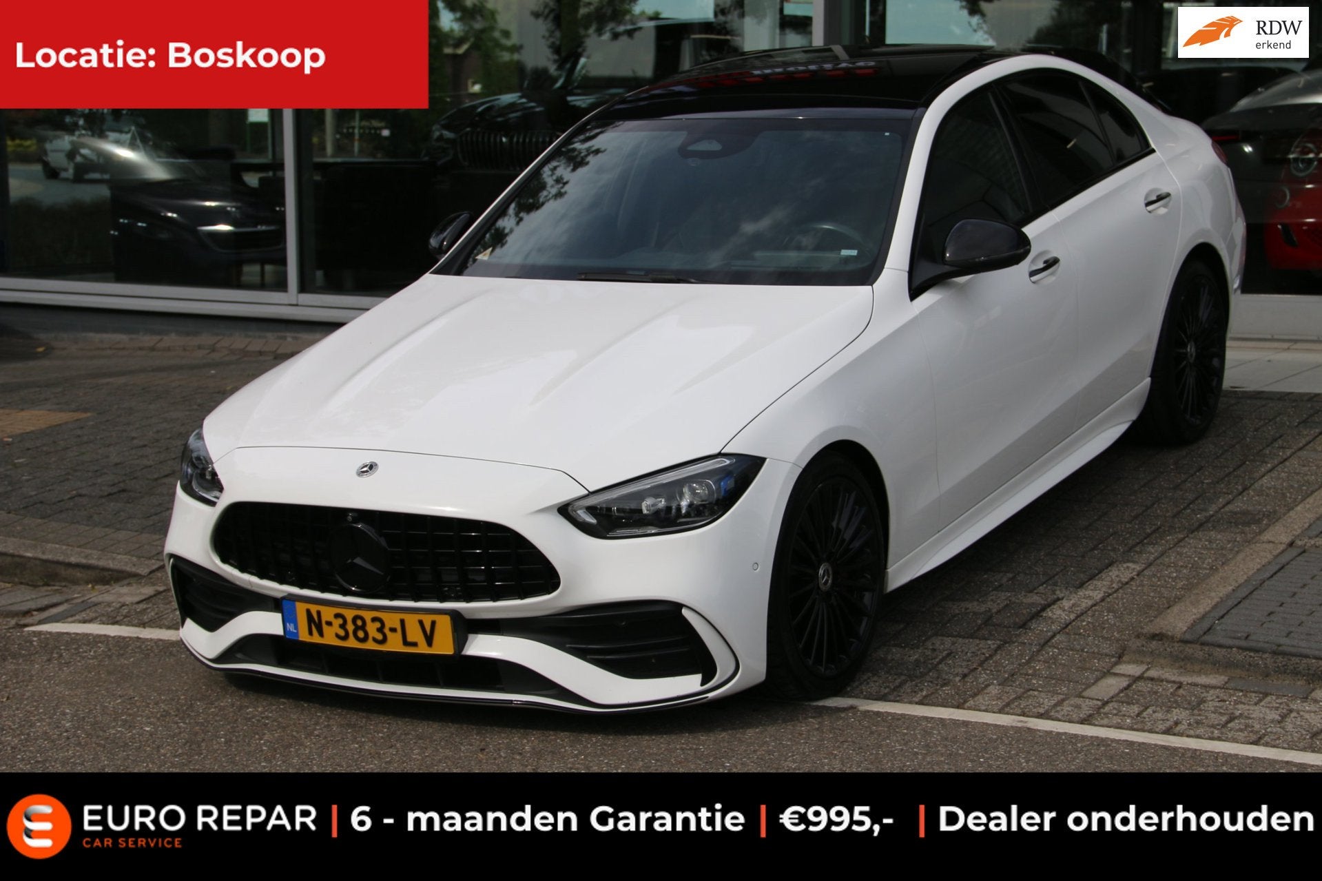 Mercedes-Benz C-klasse 200 Launch Edition AMG Line PANO-DAK!, Auto's, Automaat, Dealer onderhouden, Achterwielaandrijving, Euro 6