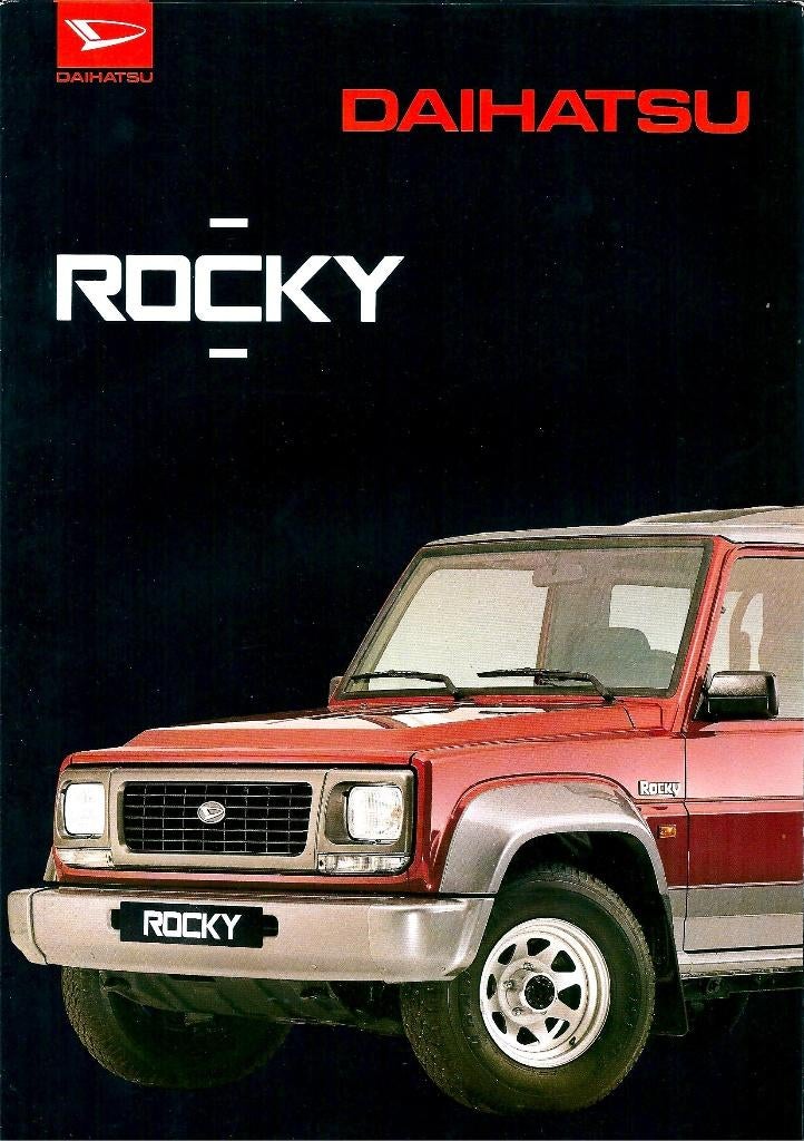 Folder Daihatsu Rocky 4WD, Ophalen of Verzenden, Gelezen, Overige merken