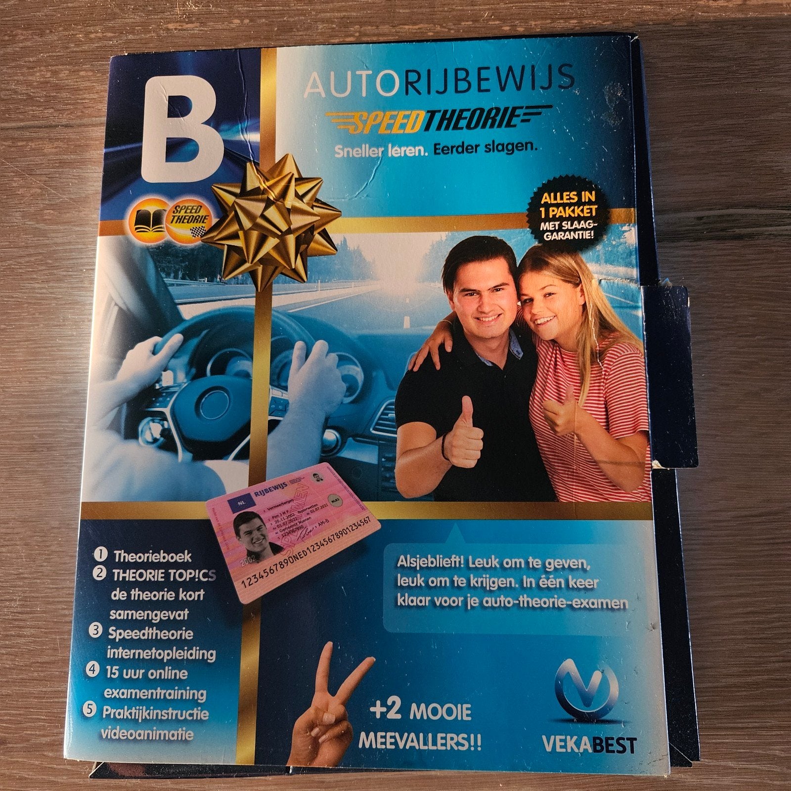 Autorijbewijs B Speedtheorie - Compleet pakket, Ophalen of Verzenden, Nieuw, Overige niveaus, Vekabest