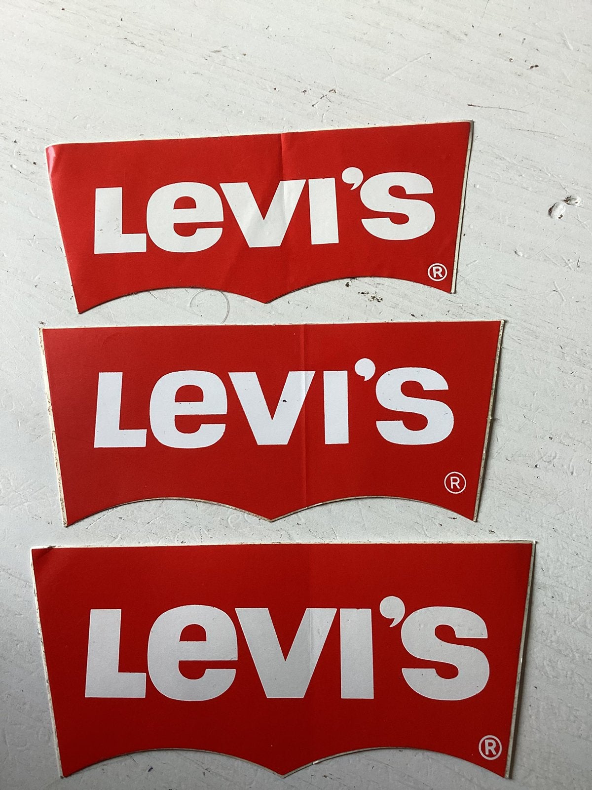 3 stickers Levi’s, Verzamelen, Verzenden, Zo goed als nieuw, Merk
