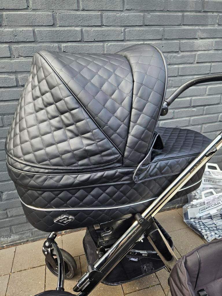 Bébécar Kinderwagen 3-in-1 met autostoel, reiswieg en zitje, Kinderen en Baby's, Kinderwagens en Combinaties, Gebruikt, Met autostoeltje